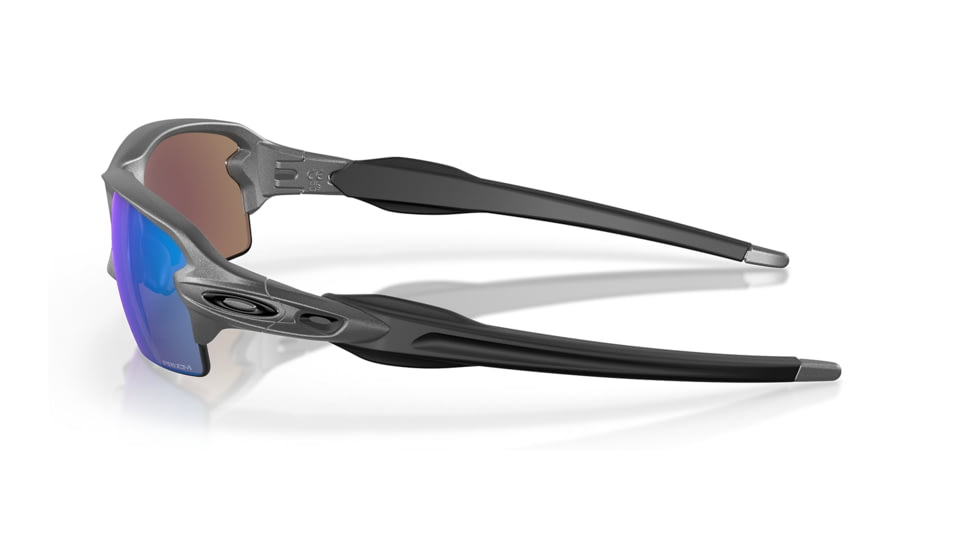 Oakley OO9271 Flak 2.0 A Sunglasses - Mens, Steel Frame, Prizm Sapphire Lens, Asian Fit, 61, OO9271-927141-61