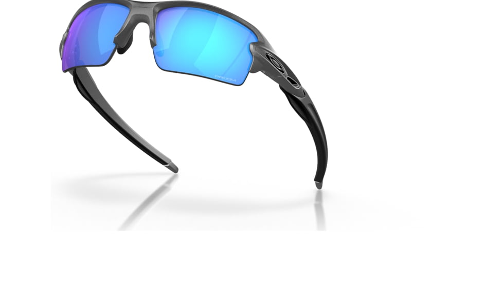 Oakley OO9271 Flak 2.0 A Sunglasses - Mens, Steel Frame, Prizm Sapphire Lens, Asian Fit, 61, OO9271-927141-61