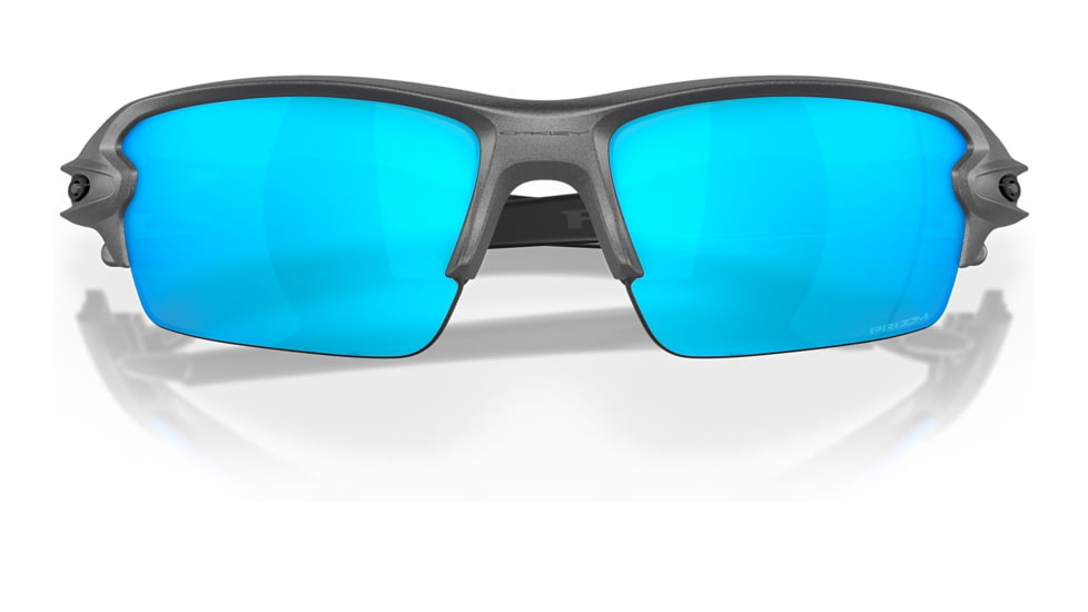 Oakley OO9271 Flak 2.0 A Sunglasses - Mens, Steel Frame, Prizm Sapphire Lens, Asian Fit, 61, OO9271-927141-61