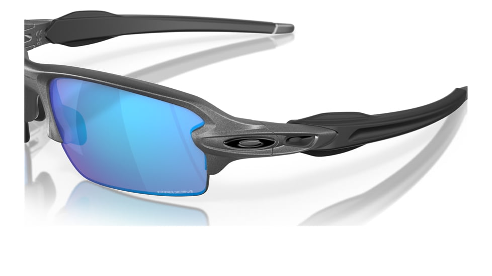 Oakley OO9271 Flak 2.0 A Sunglasses - Mens, Steel Frame, Prizm Sapphire Lens, Asian Fit, 61, OO9271-927141-61