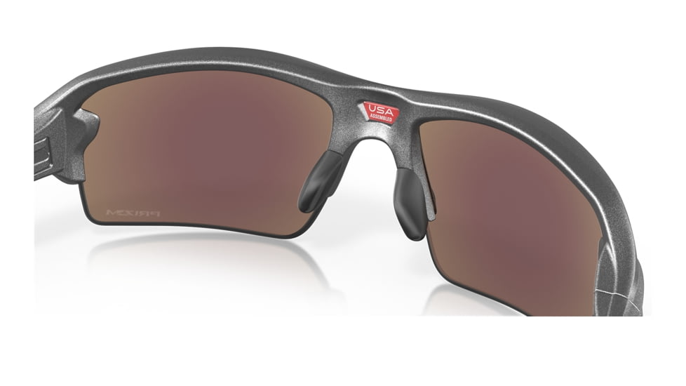 Oakley OO9271 Flak 2.0 A Sunglasses - Mens, Steel Frame, Prizm Sapphire Lens, Asian Fit, 61, OO9271-927141-61