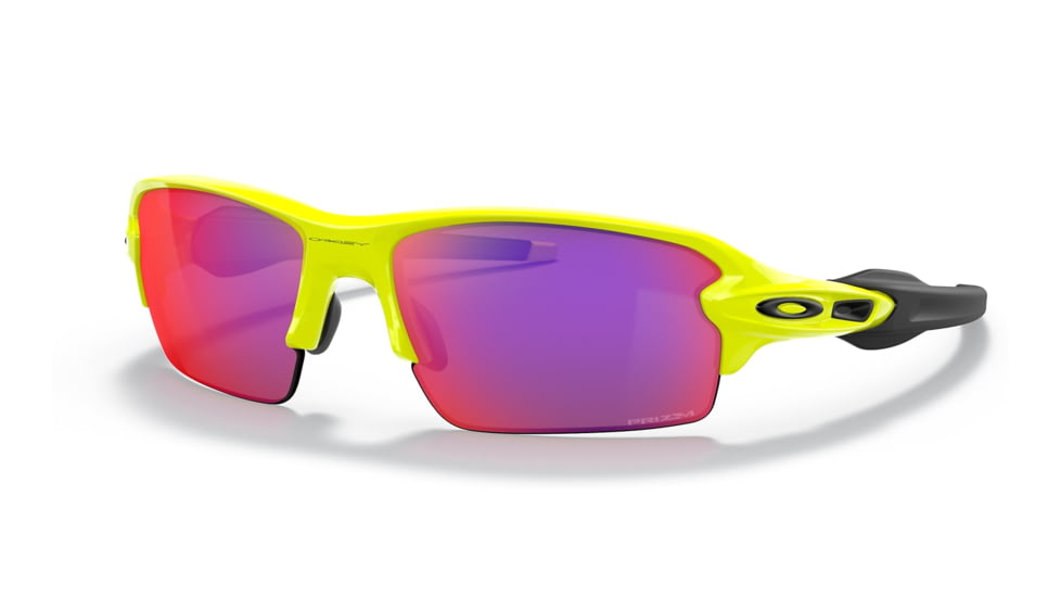 Oakley OO9271 Flak 2.0 A Sunglasses - Mens, Tennis Ball Yellow Frame, Prizm Road Lens, Asian Fit, 61, OO9271-927150-61