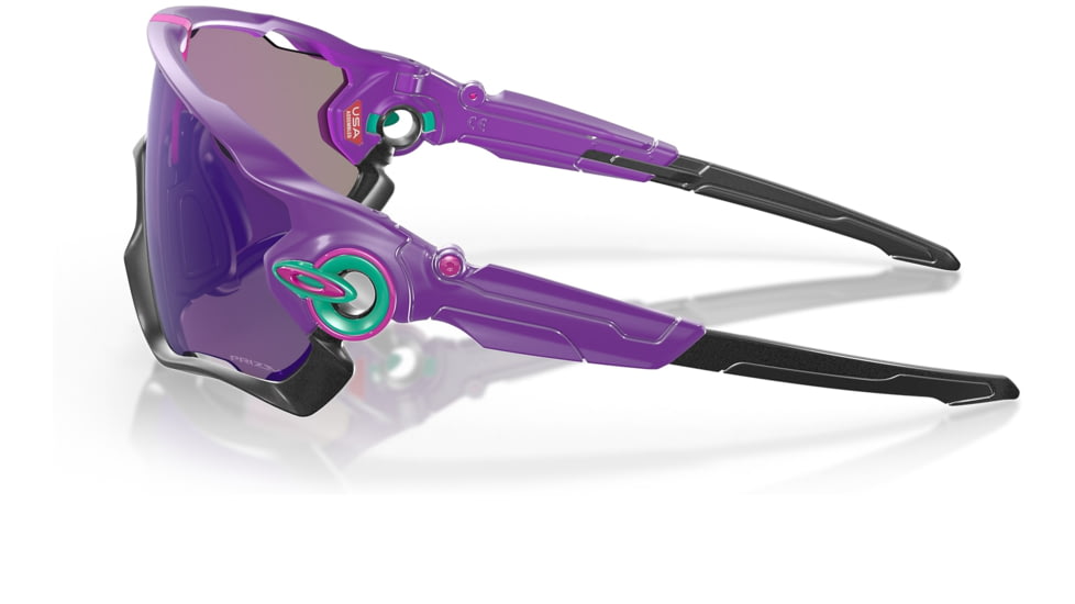 Oakley OO9290 Jawbreaker Sunglasses - Mens, Matte Electric Purple Frame, Prizm Jade Lens, 31, OO9290-929066-31