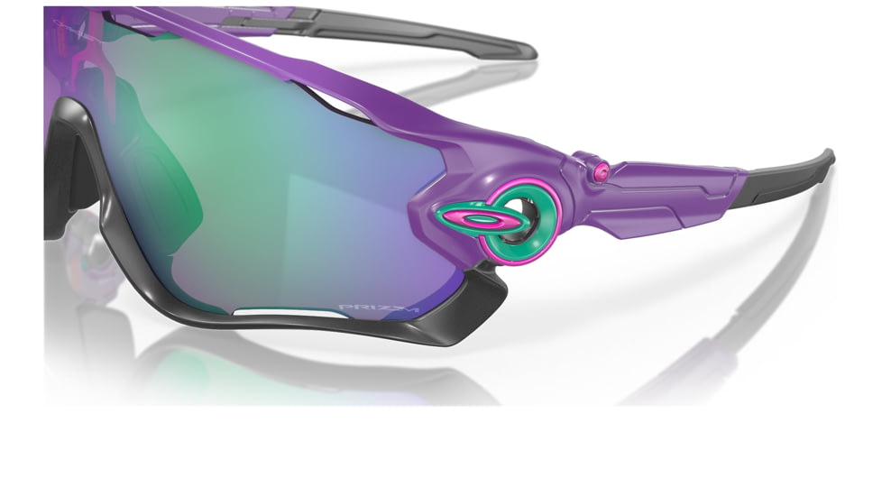 Oakley OO9290 Jawbreaker Sunglasses - Mens, Matte Electric Purple Frame, Prizm Jade Lens, 31, OO9290-929066-31