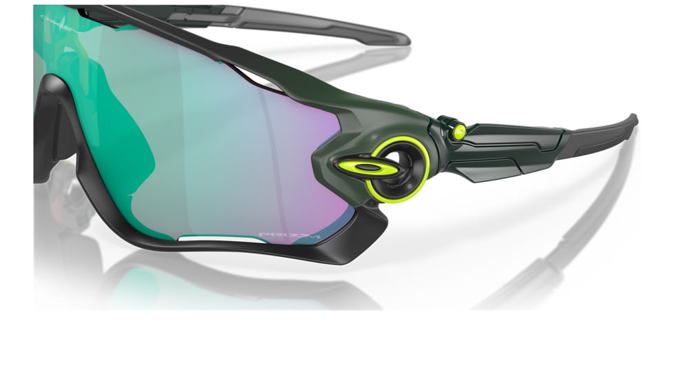 Oakley OO9290 Jawbreaker Sunglasses - Men's, Matte Hunter Green Frame, Prizm Road Jade Lens, 31, OO9290-929068-31