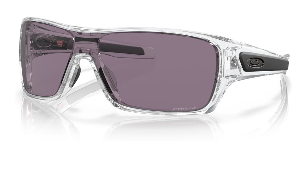 Oakley OO9307 Turbine Rotor Sunglasses - Mens, Polished Clear Frame, Prizm Grey Lens, 32, OO9307-930727-32