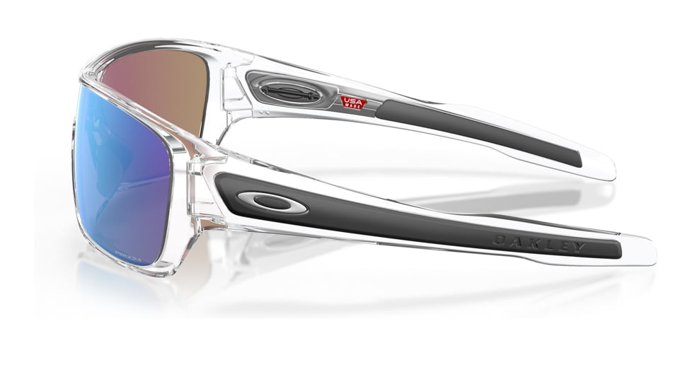 Oakley OO9307 Turbine Rotor Sunglasses - Mens, Polished Clear Frame, Prizm Sapphire Lens, 32, OO9307-930729-32
