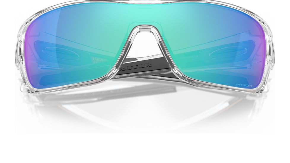 Oakley OO9307 Turbine Rotor Sunglasses - Mens, Polished Clear Frame, Prizm Sapphire Lens, 32, OO9307-930729-32