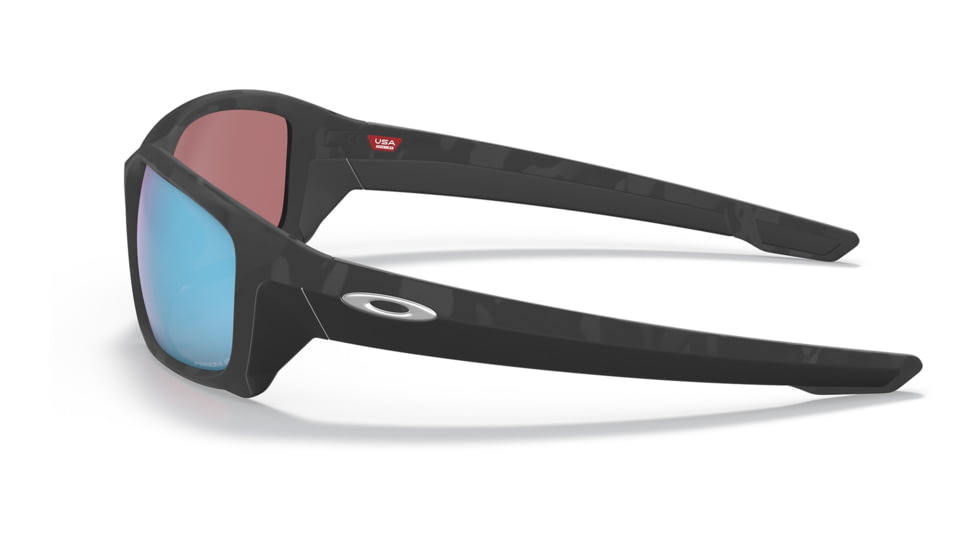 Oakley OO9331 Straightlink Sungasses - Mens, Matt Black Camo Frame, Prizm Deep Water Polarized Lens, 58, OO9331-933129-58