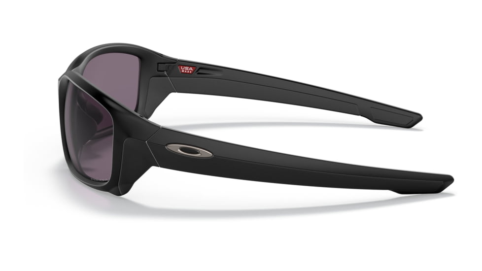 Oakley OO9336 Straightlink A Sungasses - Men's, Matte Black Frame, Prizm Grey Lens, Asian Fit, 58, OO9336-933609-58