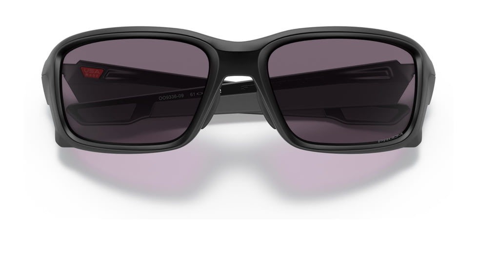 Oakley OO9336 Straightlink A Sungasses - Mens, Matte Black Frame, Prizm Grey Lens, Asian Fit, 58, OO9336-933609-58