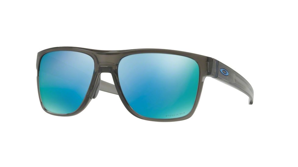 Oakley CROSSRANGE XL OO9360 Single Vision Prescription Sunglasses OO9360-936009-58 - Lens Diameter 58 mm, Frame Color Grey Smoke