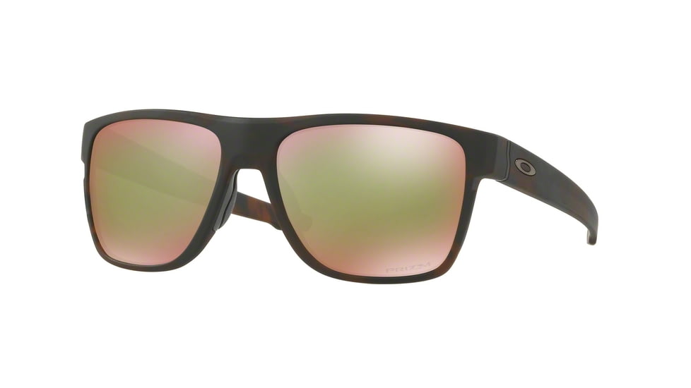Oakley CROSSRANGE XL OO9360 Single Vision Prescription Sunglasses OO9360-936010-58 - Lens Diameter 58 mm, Frame Color Matte Rootbeer Tortoise
