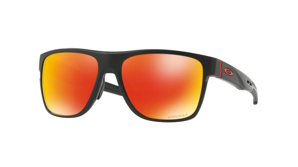Oakley CROSSRANGE XL OO9360 Single Vision Prescription Sunglasses OO9360-936012-58 - Lens Diameter 58 mm, Frame Color Matte Black