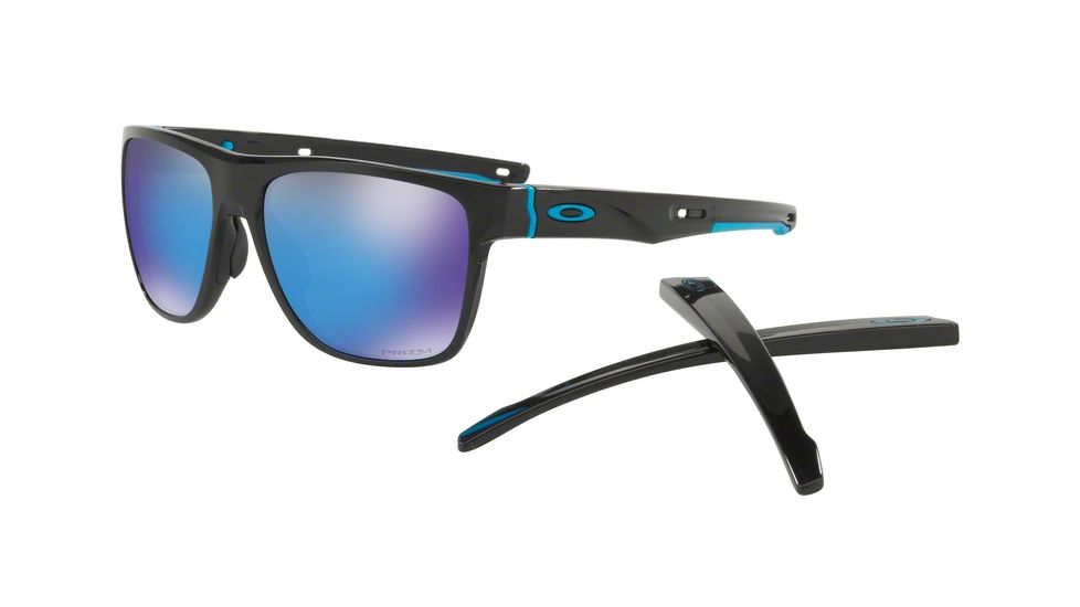 Oakley CROSSRANGE XL OO9360 Single Vision Prescription Sunglasses OO9360-936013-58 - Lens Diameter 58 mm, Frame Color Polished Black