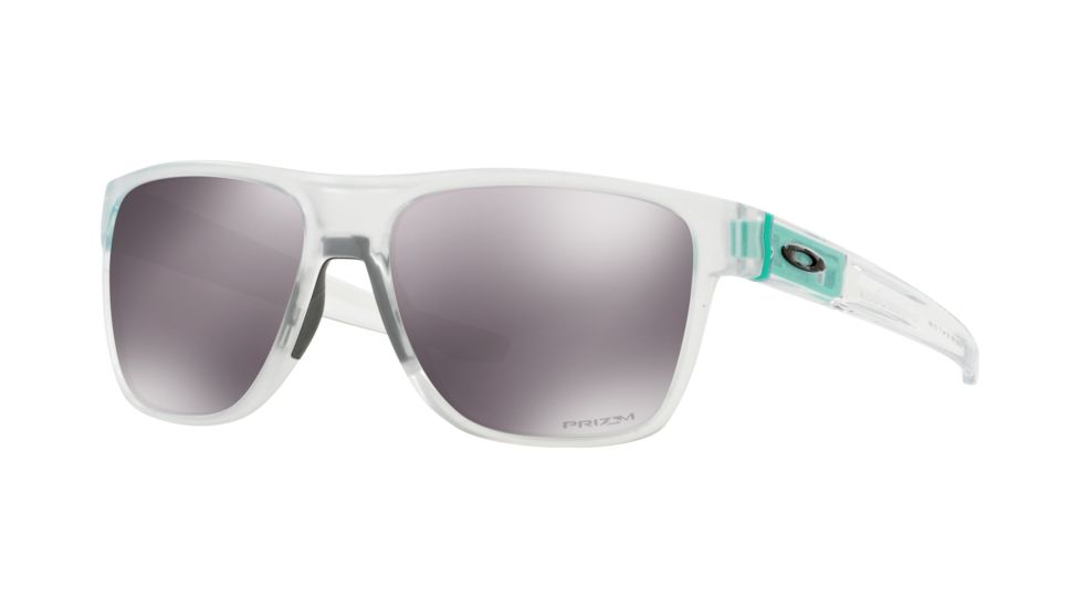Oakley OO9360 Sunglasses 936019-58 - Matte Clear Frame, Prizm Black Lenses