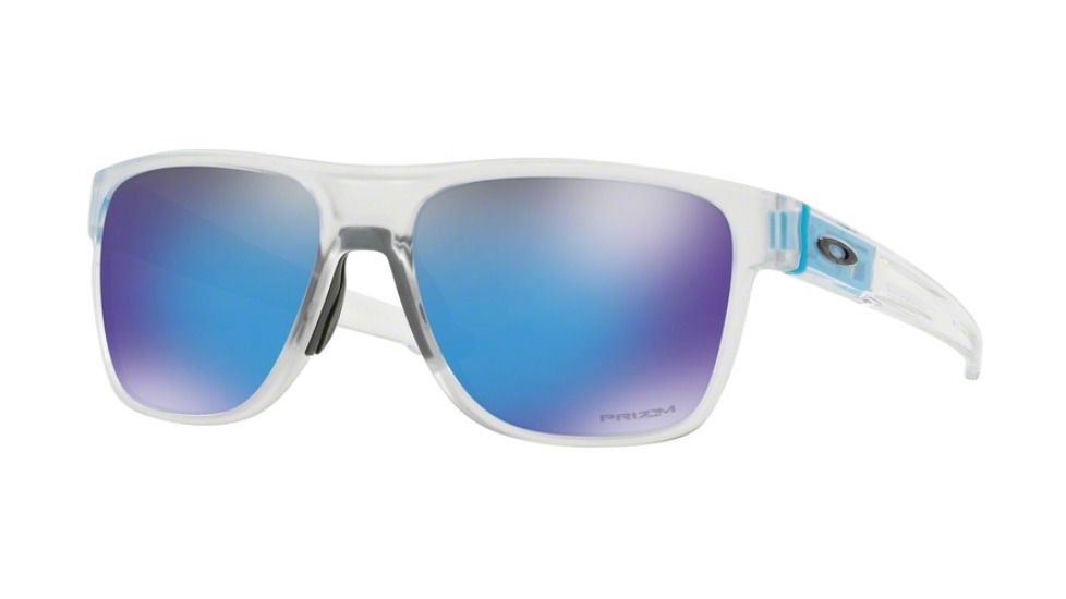 Oakley OO9360 Sunglasses 936021-58 - Matte Clear Frame, Prizm Sapphire Lenses