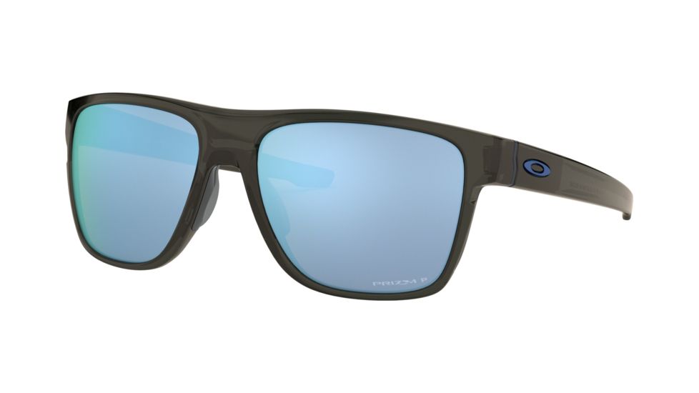 Oakley CROSSRANGE XL OO9360 Single Vision Prescription Sunglasses, 58mm, Grey Smoke, OO9360-936024-58-SV