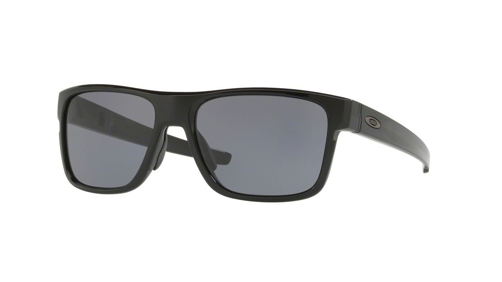 Oakley OO9361 Sunglasses 936101-57 - Polished Black Frame, Grey Lenses