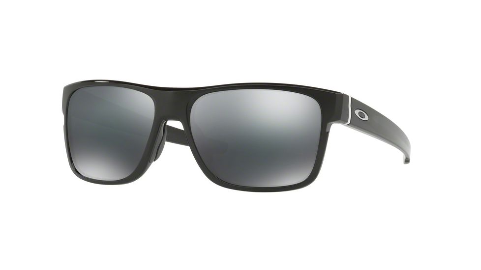 Oakley OO9361 Sunglasses 936102-57 - Polished Black Frame, Black Iridium Lenses
