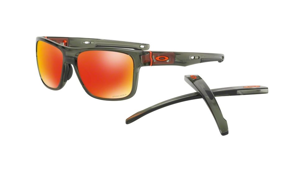 Oakley OO9361 Sunglasses 936111-57 - Olive Ink Frame, Prizm Ruby Lenses