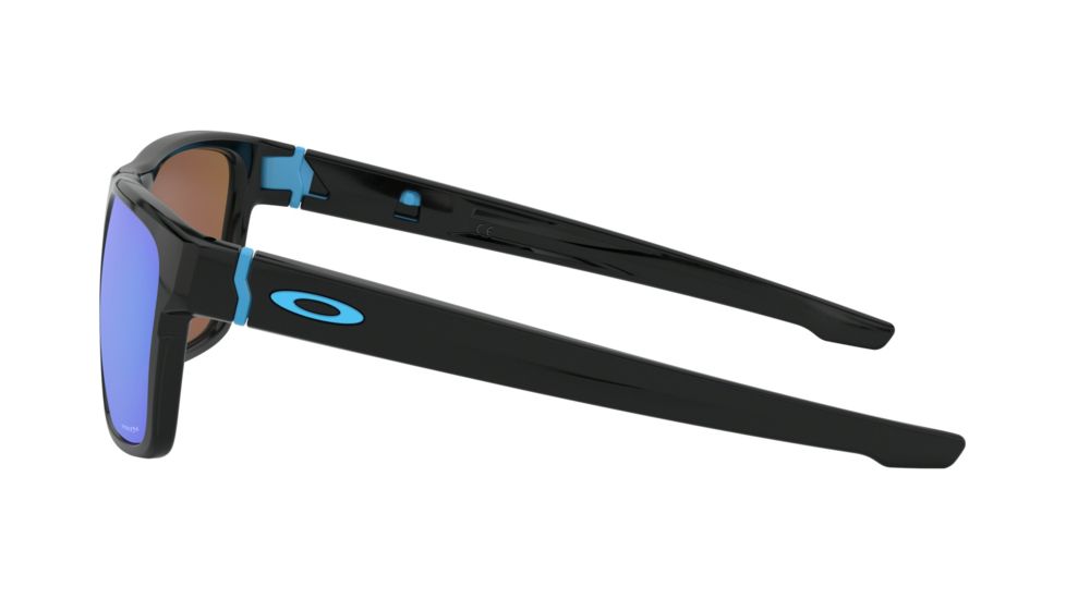 Oakley OO9361 Sunglasses 936129-57 - Polished Black Frame, Prizm Sapphire Lenses