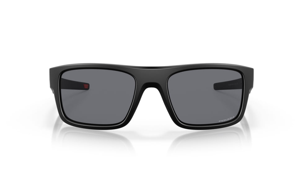 Oakley OO9367 Drop Point Sunglasses, Matte Black Frame, Grey Lenses, 936701-60