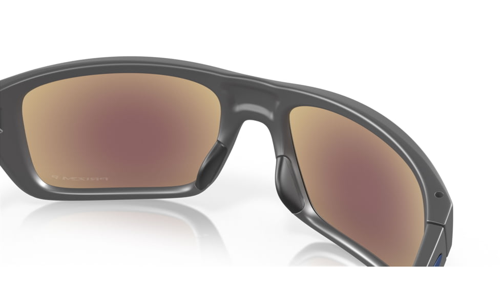 Oakley OO9367 Drop Point Sunglasses, Matte Dark Grey Frame, Prizm Sapphire Polarized Lenses, 936706-60