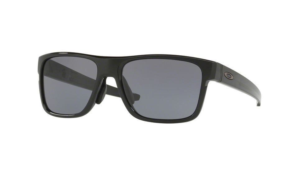 Oakley CROSSRANGE A OO9371 Single Vision Prescription Sunglasses OO9371-937101-57 - Lens Diameter 57 mm, Frame Color Polished Black