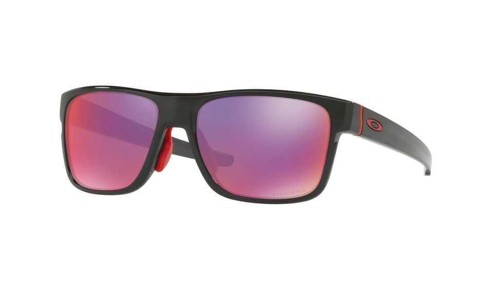 Oakley CROSSRANGE A OO9371 Single Vision Prescription Sunglasses OO9371-937104-57 - Lens Diameter 57 mm, Frame Color Black Ink