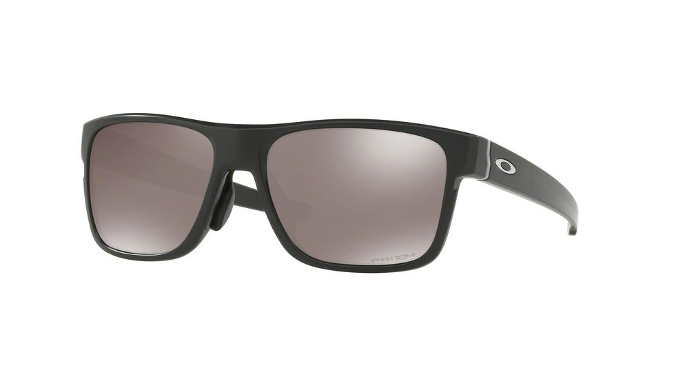 Oakley CROSSRANGE A OO9371 Single Vision Prescription Sunglasses OO9371-937105-57 - Lens Diameter 57 mm, Frame Color Matte Black