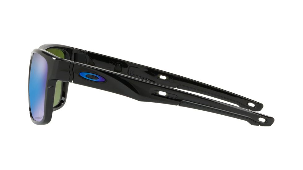 Oakley OO9371 Sunglasses 937117-57 - Aero Polished Black Frame, Prizm Sapphire Lenses