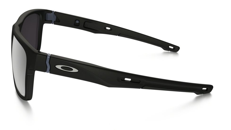Oakley OO9371 Sunglasses 937113-57 - Matte Black Frame, Prizm Black Polarized Lenses