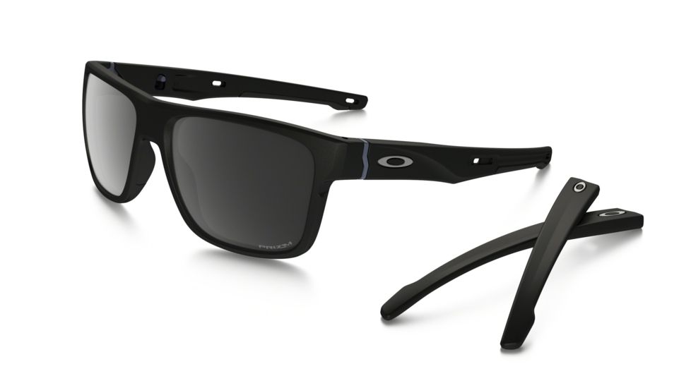 Oakley OO9371 Sunglasses 937113-57 - Matte Black Frame, Prizm Black Polarized Lenses