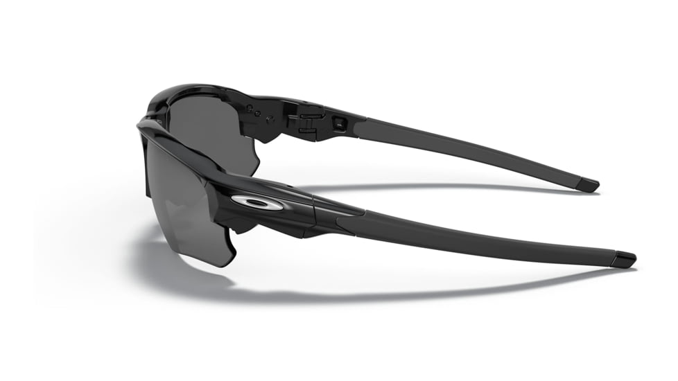 Oakley OO9373 Flak Draft A Sunglasses - Men's, Polished Black Frame, Black Iridium Lens, Asian Fit, 70, OO9373-937301-70