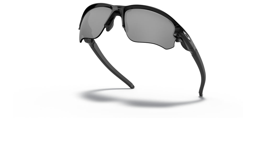 Oakley OO9373 Flak Draft A Sunglasses - Mens, Polished Black Frame, Black Iridium Lens, Asian Fit, 70, OO9373-937301-70