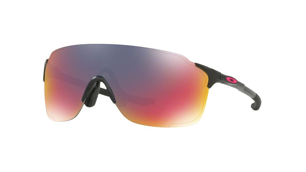 Oakley EVZERO STRIDE A OO9389 Single Vision Prescription Sunglasses OO9389-938903-38 - Lens Diameter 38 mm, Frame Color Polished Black