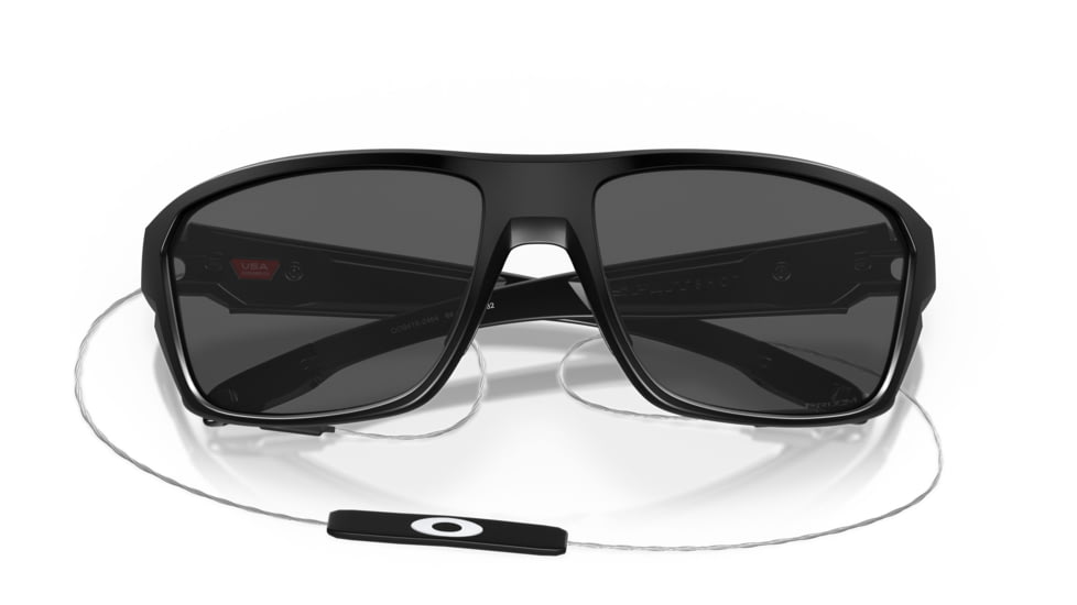 Oakley OO9416 Split Shot Sunglasses - Men's, Matte Black Frame, Prizm Black Polarized Lens, 64, OO9416-941624-64