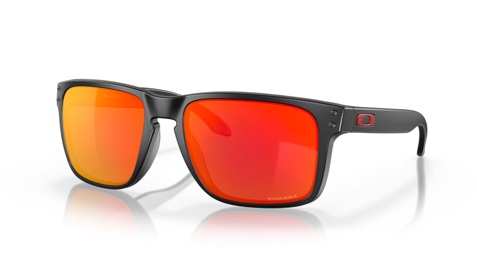 Oakley OO9417 Holbrook XL Sunglasses - Men's, Matte Black Frame, Prizm Ruby Lenses, 941704-59
