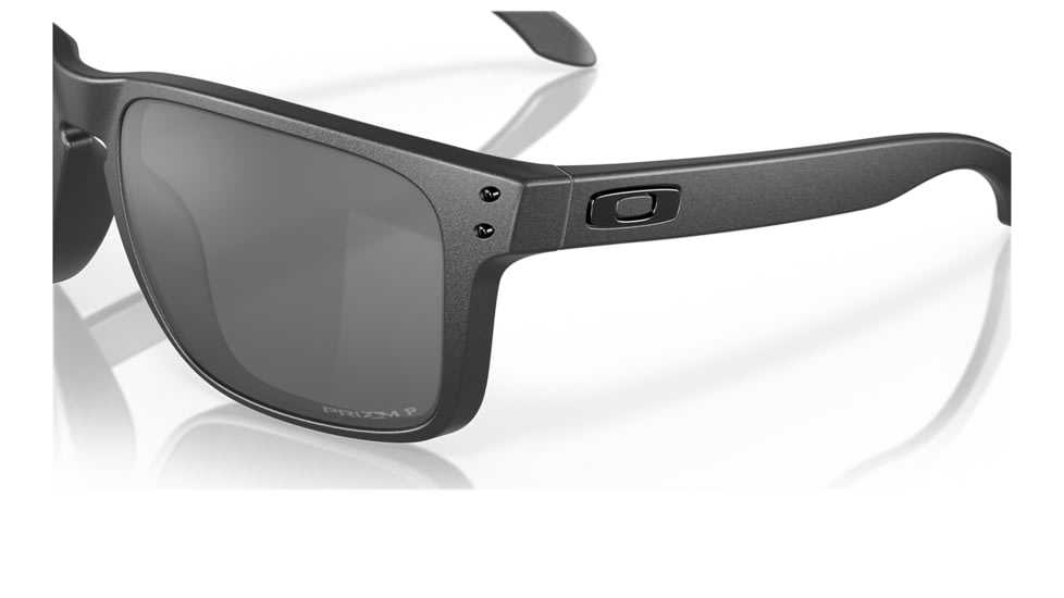 Oakley OO9417 Holbrook XL Sunglasses - Mens, Steel Frame, Prizm Black Polarized Lens, 59, OO9417-941730-59
