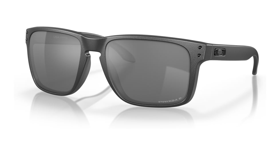 Oakley OO9417 Holbrook XL Sunglasses - Mens, Steel Frame, Prizm Black Polarized Lens, 59, OO9417-941730-59