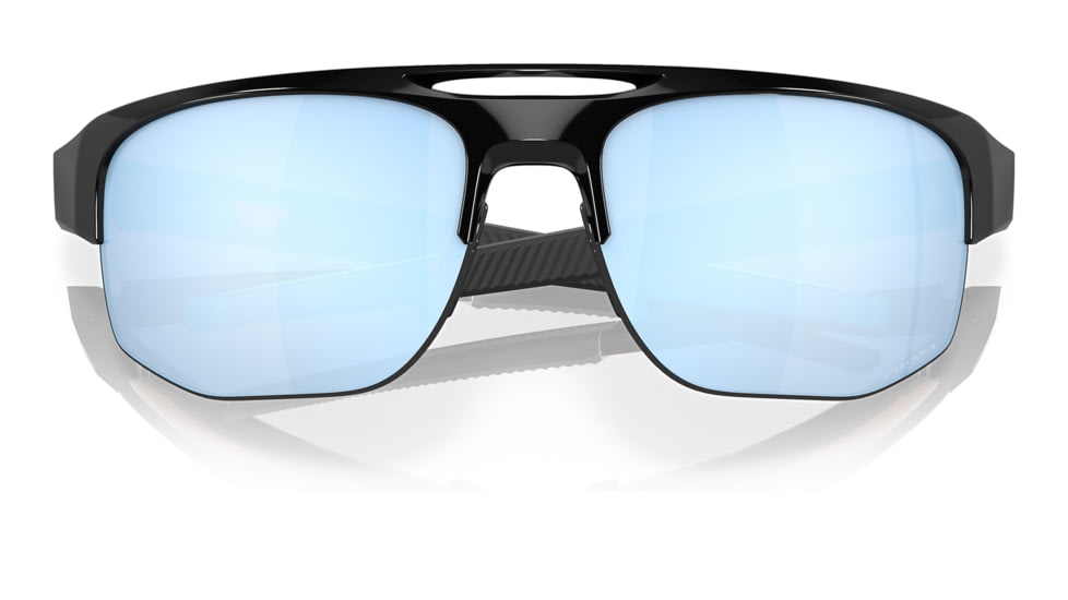 Oakley OO9424 Mercenary Sunglasses - Mens, Polished Black Frame, Prizm Deep Water Polarized Lens, 70, OO9424-942420-70