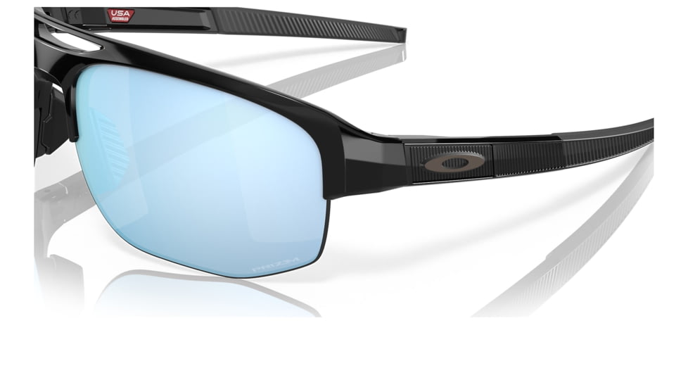 Oakley OO9424 Mercenary Sunglasses - Mens, Polished Black Frame, Prizm Deep Water Polarized Lens, 70, OO9424-942420-70