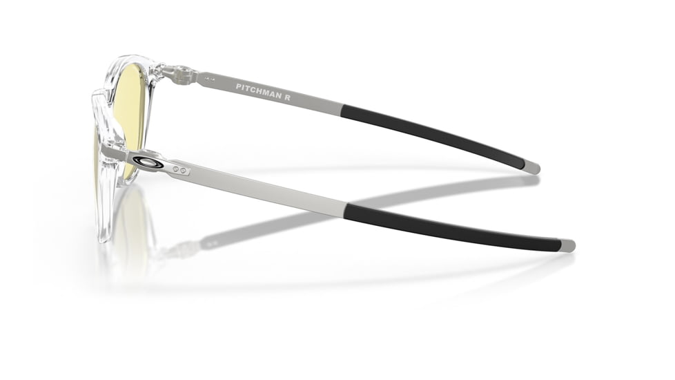Oakley OO9439 Pitchman R Sunglasses - Mens, Clear Frame, Prizm Gaming Lens, 50, OO9439-943916-50
