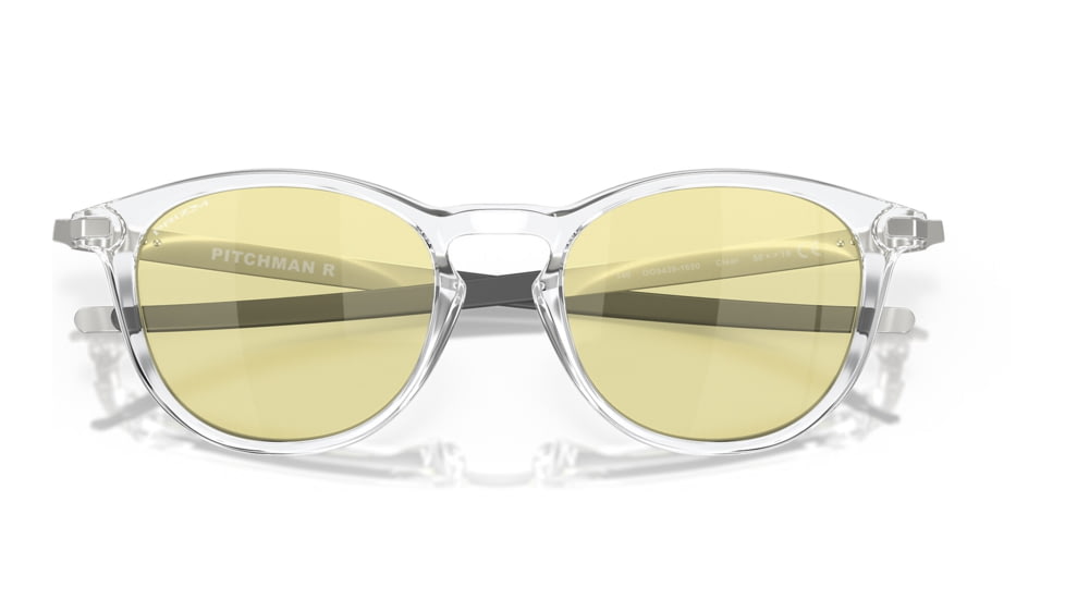 Oakley OO9439 Pitchman R Sunglasses - Mens, Clear Frame, Prizm Gaming Lens, 50, OO9439-943916-50