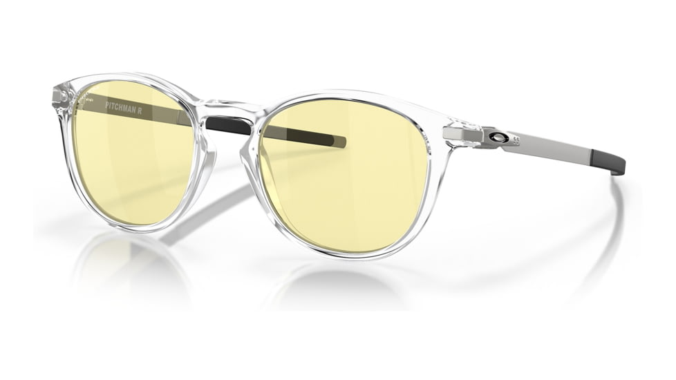 Oakley OO9439 Pitchman R Sunglasses - Mens, Clear Frame, Prizm Gaming Lens, 50, OO9439-943916-50