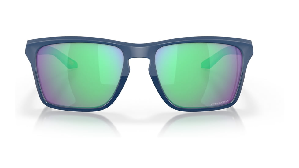 Oakley OO9448 Sylas Sunglasses - Mens, Half Matte Poseidon Frame, Prizm Road Jade Lens, 57, OO9448-944820-57