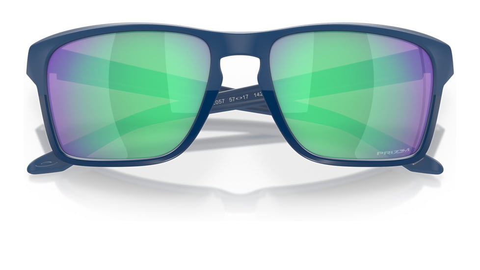 Oakley OO9448 Sylas Sunglasses - Mens, Half Matte Poseidon Frame, Prizm Road Jade Lens, 57, OO9448-944820-57