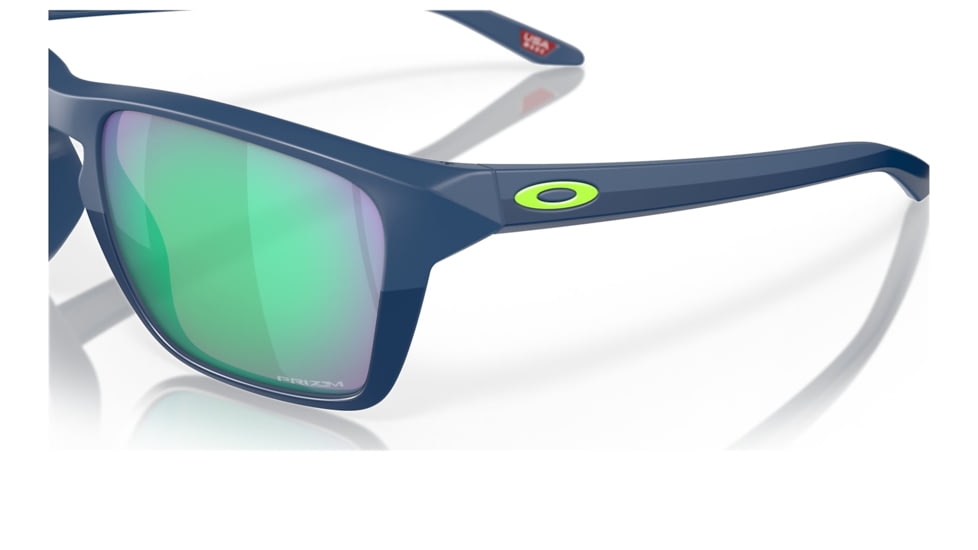 Oakley OO9448 Sylas Sunglasses - Mens, Half Matte Poseidon Frame, Prizm Road Jade Lens, 57, OO9448-944820-57