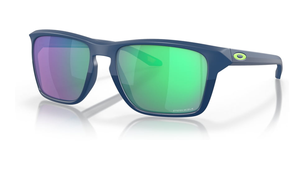 Oakley OO9448 Sylas Sunglasses - Mens, Half Matte Poseidon Frame, Prizm Road Jade Lens, 57, OO9448-944820-57